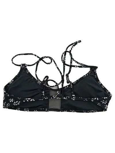 Volcom Damen Bikini Oberteil Schwarz Blumenmuster Gr. 38 M