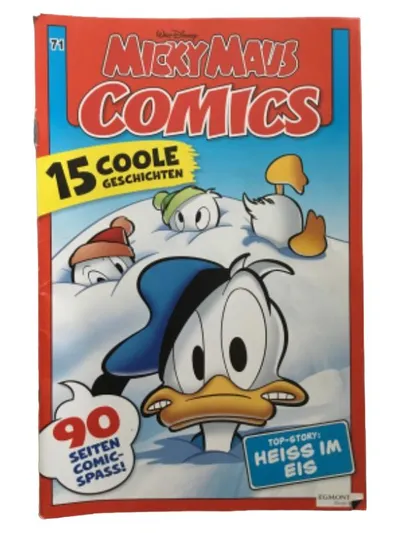 Micky Maus Comics Nr. 71 Egmont 15 Geschichten 90 Seiten Heiss im Eis