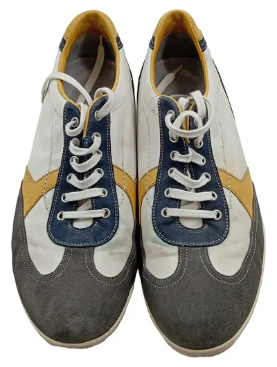 JOOP! Herren Sneaker Low Retro Mehrfarbig Gr. 42 Leder Textil