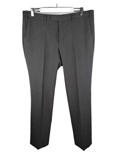 DIGEL Move Herren Anzughose Gr. 54 Grau Schurwolle Business Slim