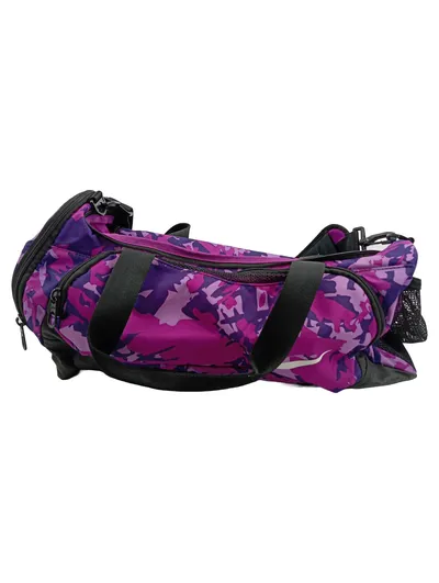 Nike Sporttasche Lila Pink Camouflage Damen Gym Bag Fitnesstasche