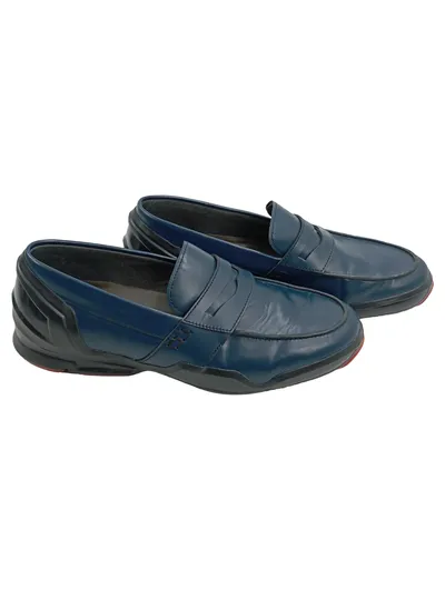 Camper Together Romain Kremer Herren Loafer Slipper Blau Leder Gr. 43
