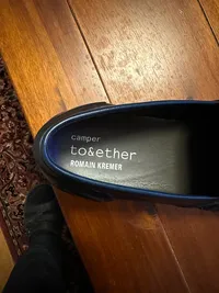 Camper Together Romain Kremer Herren Loafer Slipper Blau Leder Gr. 43 3