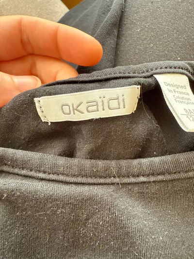 Okaïdi Langarmshirt Mädchen 126/128 Schwarz Pailletten Tiger DREAM
