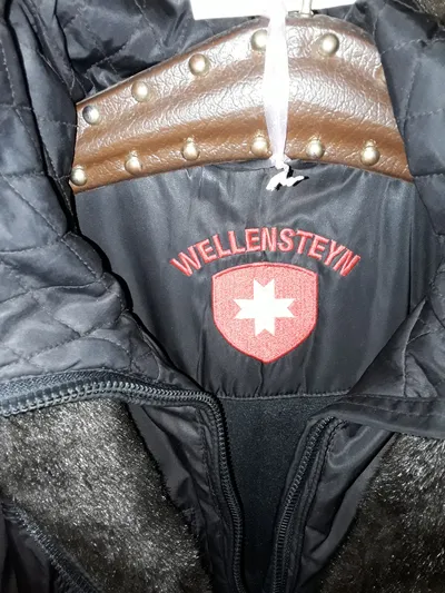 Wellensteyn Damen Winterjacke Gr. S Braun Outdoor Kapuze Fellkragen