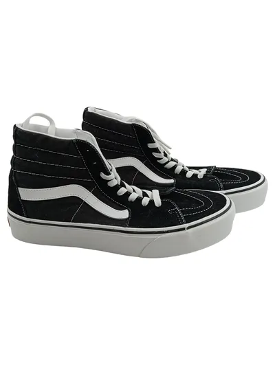Vans Sk8-Hi Sneaker High Herren Gr. 42.5 Schwarz Wildleder Skaterschuh