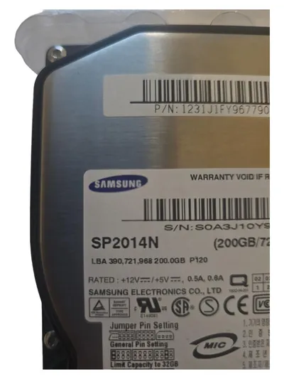 Samsung SP2014N 200GB 7200rpm PATA IDE 3,5 Zoll Festplatte HDD