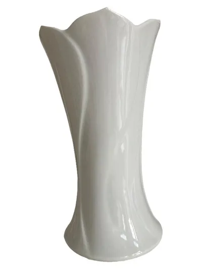 Seltmann Weiden Vase Weiß Porzellan Bavaria W.Germany 23cm Qualität