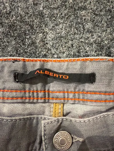 Alberto Herren Jeans Slim Fit W31 Grau Regular Slim Fit Stretch