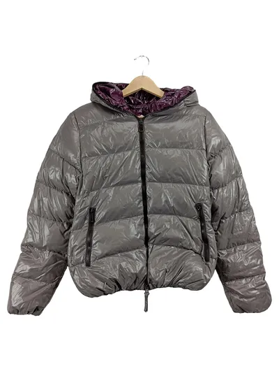 Duvetica Steppjacke Mädchen Gr. 44/158 Grau Daunenjacke Kapuze