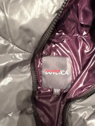 Duvetica Steppjacke Mädchen Gr. 44/158 Grau Daunenjacke Kapuze