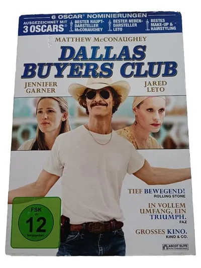 Dallas Buyers Club DVD Drama Matthew McConaughey Jared Leto Jennifer Garner