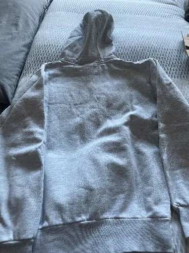 ellesse Herren Kapuzenpullover Hoodie Grau Gr. S Logo-Print