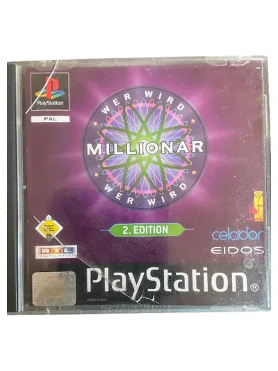 Wer wird Millionär? 2. Edition PlayStation 1 PS1 Quizspiel PAL Celador Eidos