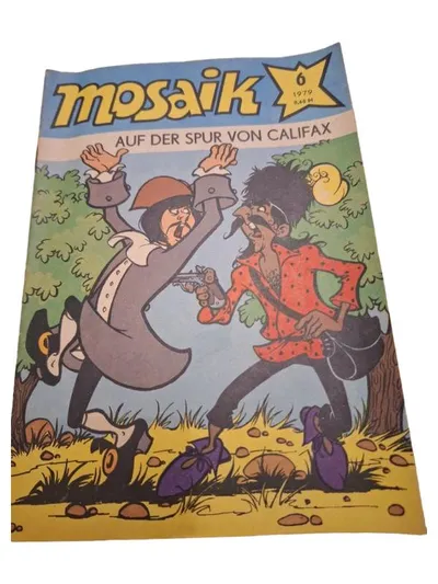 Mosaik Comic Heft 6/1979 Auf der Spur von Califax DDR Abrafaxe