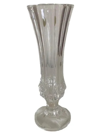 Cristal d'Arques Paris Glas Vase Kristallglas 17 cm Transparent Klassisch