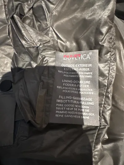 Duvetica Steppjacke Herren Gr. 52 XL Oliv Daunenjacke Kapuze Outdoor