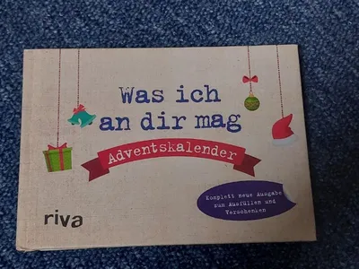Riva Adventskalender Was ich an dir mag Geschenkbuch Ausfüllen Verschenken