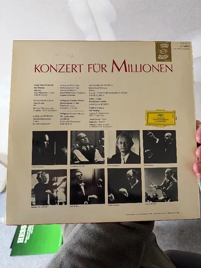 Konzert für Millionen LP Vinyl Deutsche Grammophon Klassik Sampler