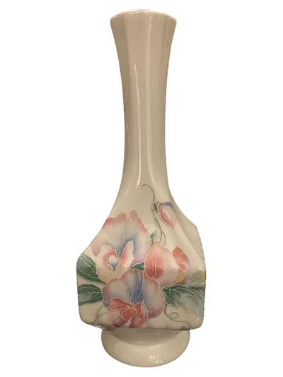 Aynsley China Little Sweetheart Vase Porzellan Blumenmuster England 18cm
