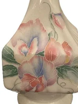 Aynsley China Little Sweetheart Vase Porzellan Blumenmuster England 18cm 3
