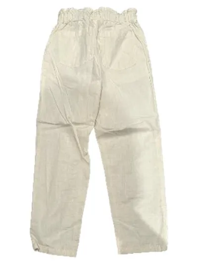 Bonpoint Stoffhose Kinder Gr. 134 Beige Baumwolle Klassisch