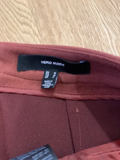 Vero Moda Damen Minirock Wildleder-Optik Braun Größe M
