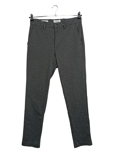 Jack & Jones Herren Stoffhose Slim Fit Grau W29/L32 Business