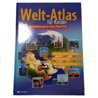 Welt-Atlas für Kinder Lingen Verlag Entdeckungstour Unser Planet Erde