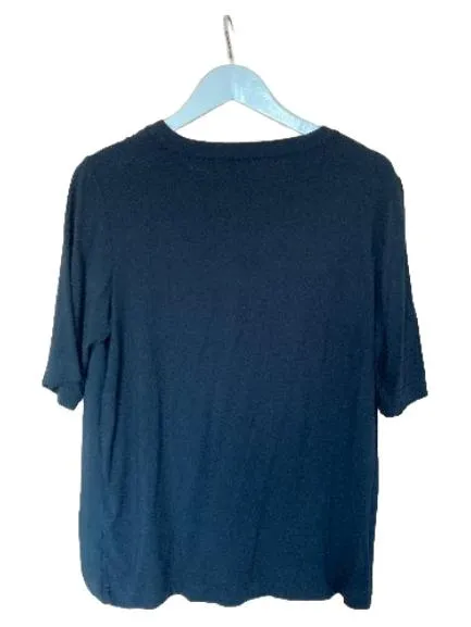 Gerry Weber Collection Damen T-Shirt Gr. 40 Schwarz Ösen Casual 2