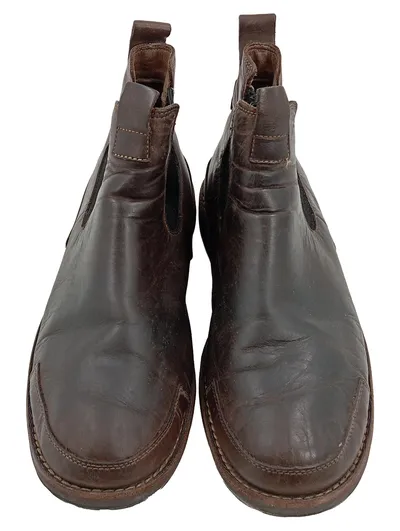 Timberland Chelsea Boots Herren Leder Waterproof Braun Größe 42