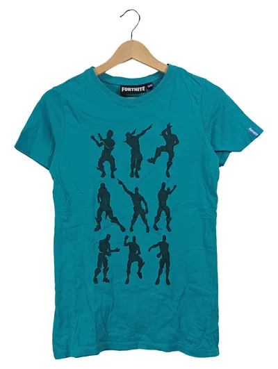 Fortnite Fanshirt Kinder T-Shirt Gr. 158/164 Türkis Gaming