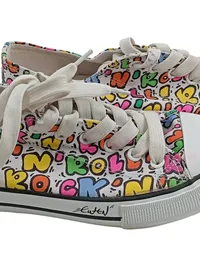 FILA Damen Sneaker Low Rock n Roll Print Gr. 39 Mehrfarbig Canvas 3