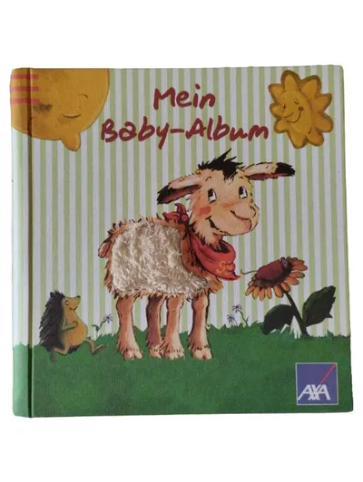 AXA Mein Baby-Album Fotoalbum Babyalbum Erinnerungsalbum Hardcover