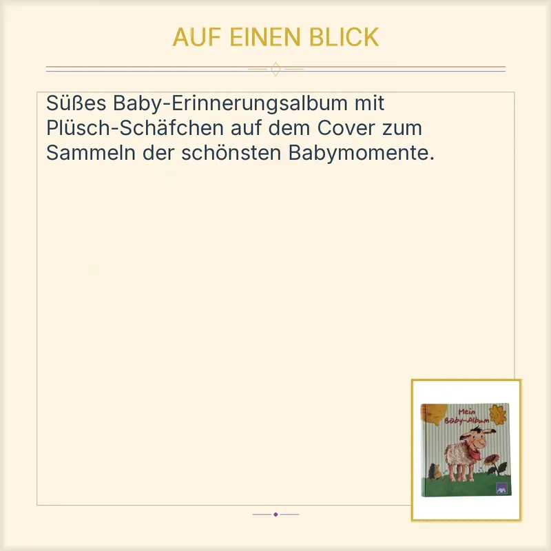 AXA Mein Baby-Album Fotoalbum Babyalbum Erinnerungsalbum Hardcover 2