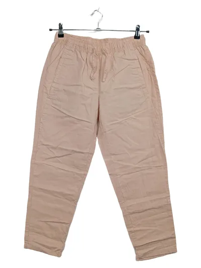 UP 2 FASHION Damen Stoffhose Gr. 38 Rosa Leinen Casual Sommerhose