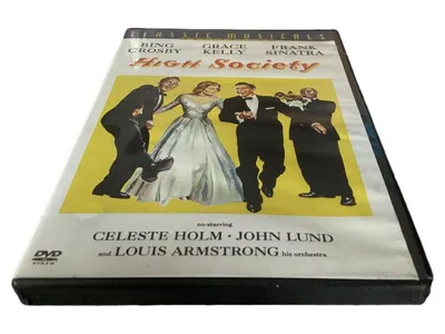 High Society DVD Musical Bing Crosby Grace Kelly Frank Sinatra Classic