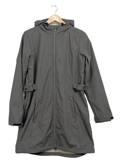 G.I.G.A. DX Damen Softshell Mantel Windjacke Gr. 42 Grau Kapuze