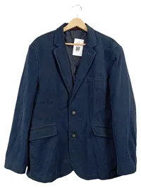 Engbers Herren Sakko Blazer Gr. 54 Blau Regular Fit Baumwolle Casual 1