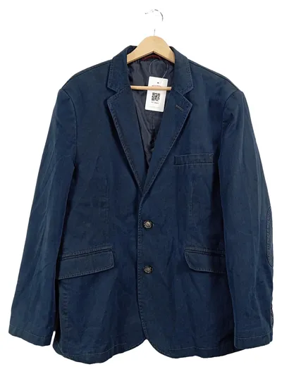 Engbers Herren Sakko Blazer Gr. 54 Blau Regular Fit Baumwolle Casual
