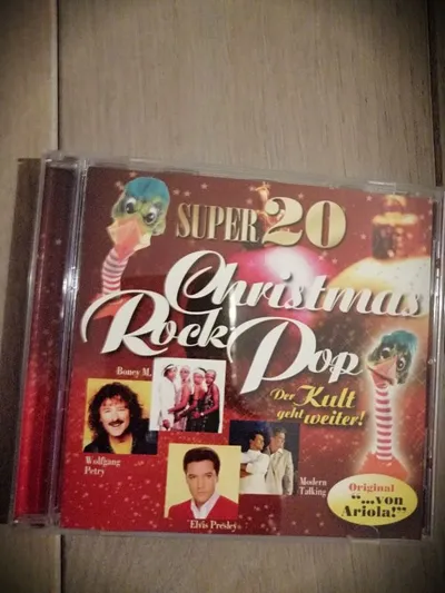 Super 20 Christmas Rock Pop CD Diverse Künstler Boney M. Wolfgang Petry Elvis