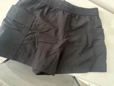 Zara Damen Hosenrock Schwarz Größe S Cargo-Style Mini