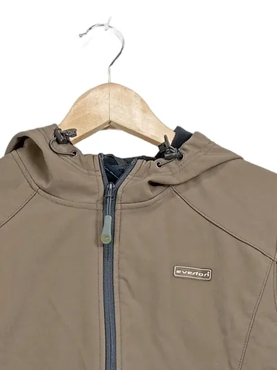 Everton Damen Softshelljacke Gr. 38 Beige Outdoor Kapuze Windbreaker