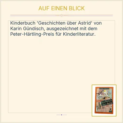 Geschichten über Astrid - Karin Gündisch | Kinderbuch Beltz & Gelberg