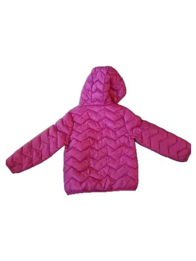 United Colors of Benetton Steppjacke Mädchen Gr. 110 Pink Kapuze