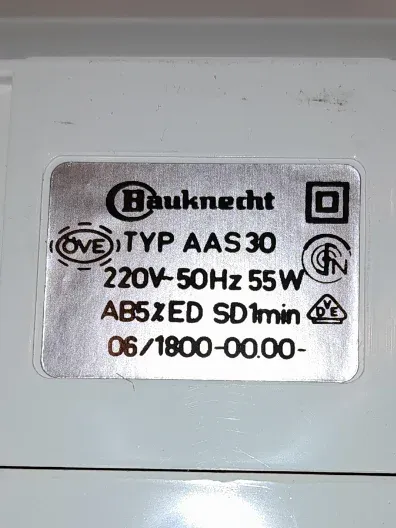 Bauknecht AAS30 Folienschweißgerät Vakuumiergerät 220V 55W Weiß 3