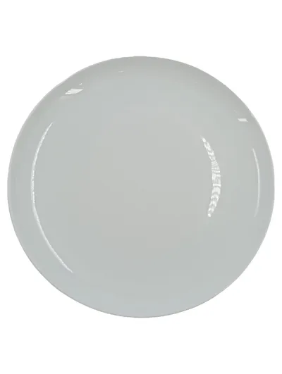 CreaTable Essteller Porzellan Weiß 25 cm Flachteller Basic