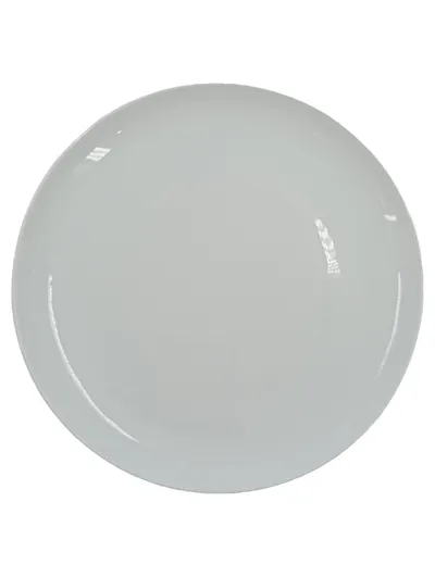 CreaTable Essteller Porzellan Weiß 25 cm Flachteller Speiseteller
