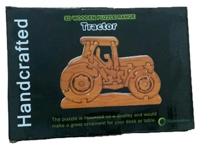 3D Holzpuzzle Traktor Handgefertigt Namesakes Holz Puzzle Deko