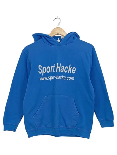 Fruit of the Loom Kapuzenpullover Kinder Gr. 152 Blau Sport Hacke Hoodie